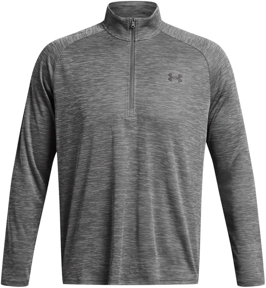 Amazon.com: Under Armour Men's Tech Textured Half Zip Long Sleeve